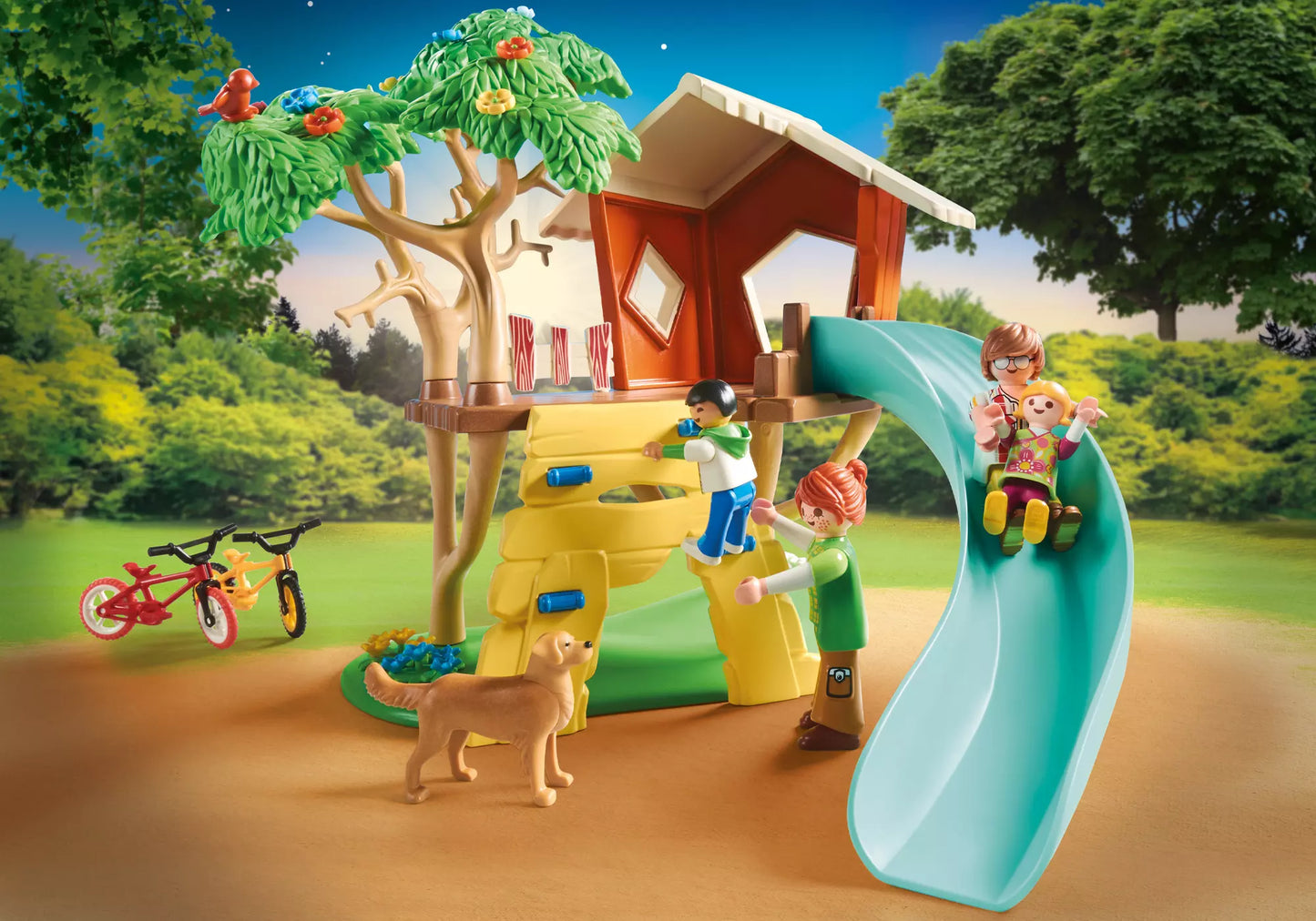 Playmobil 71001 Family Fun Promo Pack Abenteuer-Baumhaus mit Rutsche