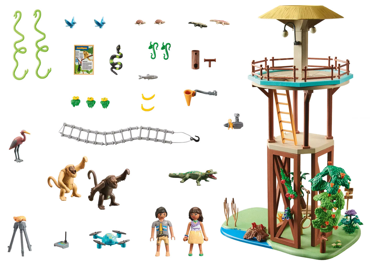 Playmobil 71008 Wiltopia Forschungsturm mit Kompass