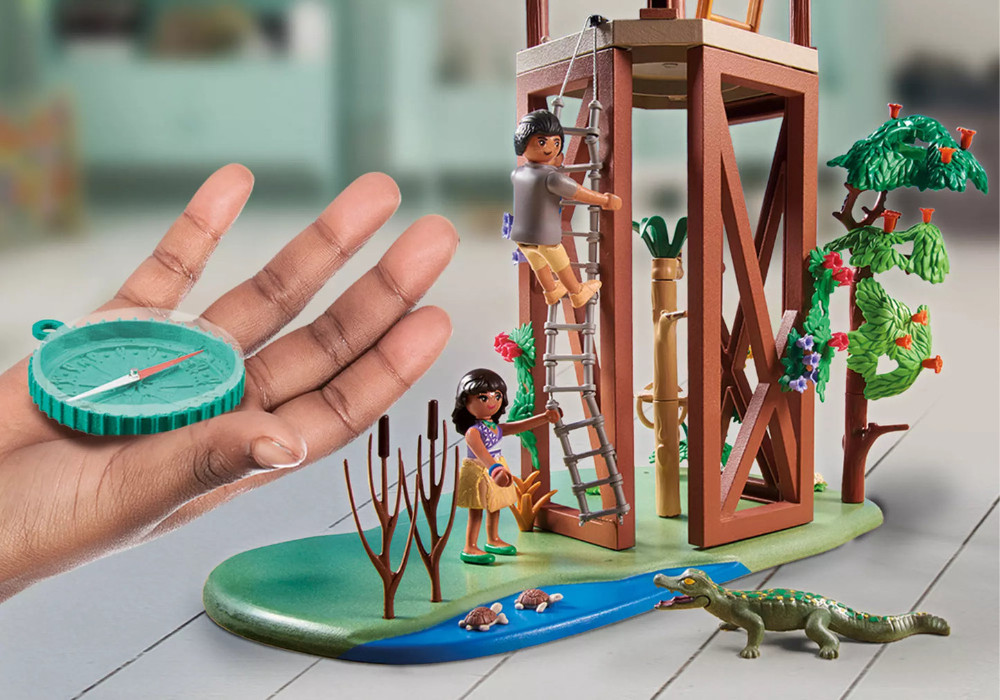 Playmobil 71008 Wiltopia Forschungsturm mit Kompass