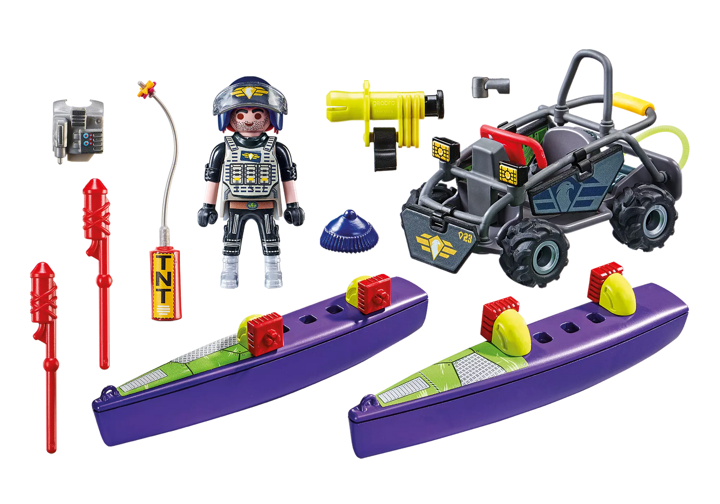Playmobil 71147 City Action SWAT-Multi-Terrain-Quad