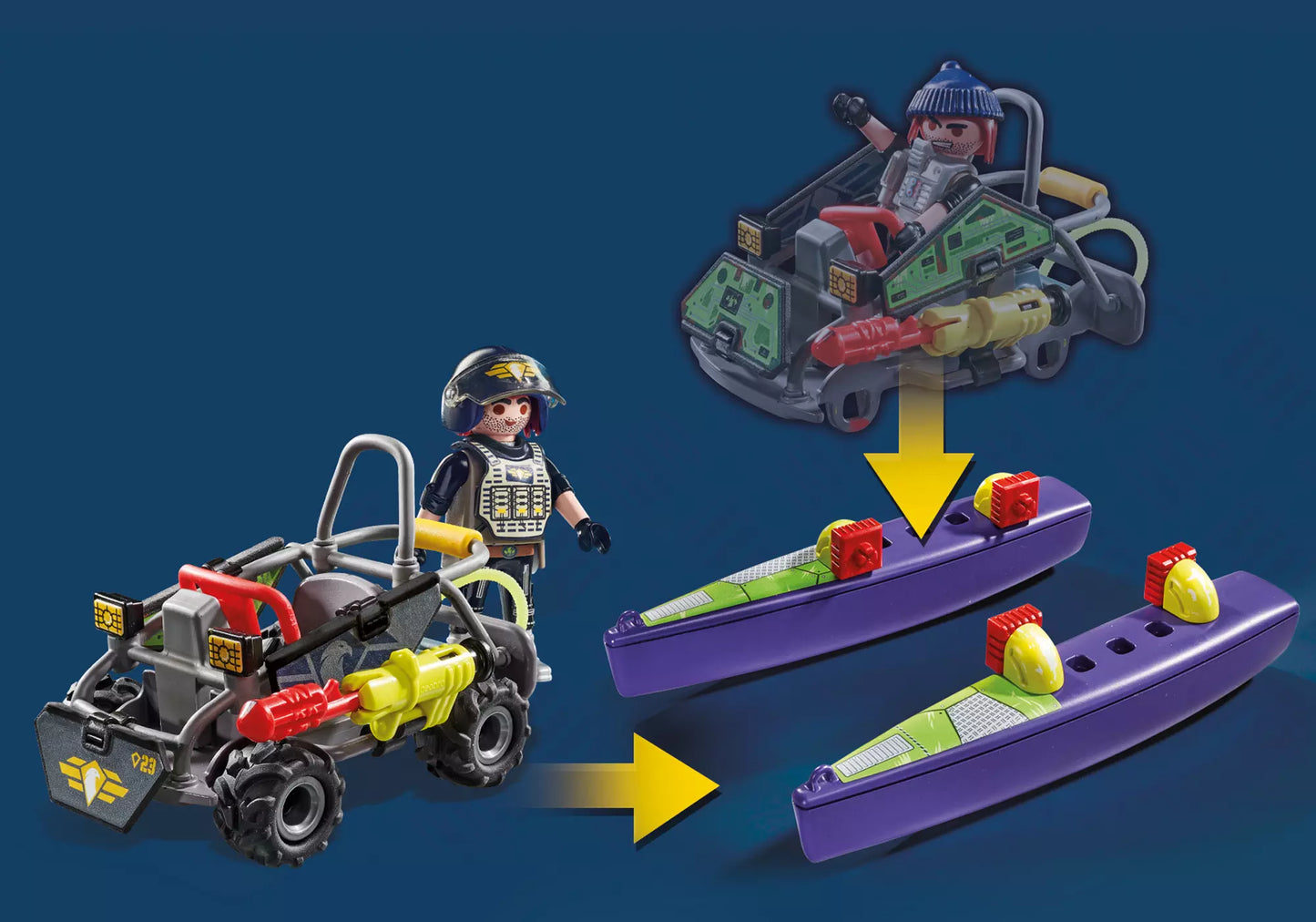 Playmobil 71147 City Action SWAT-Multi-Terrain-Quad