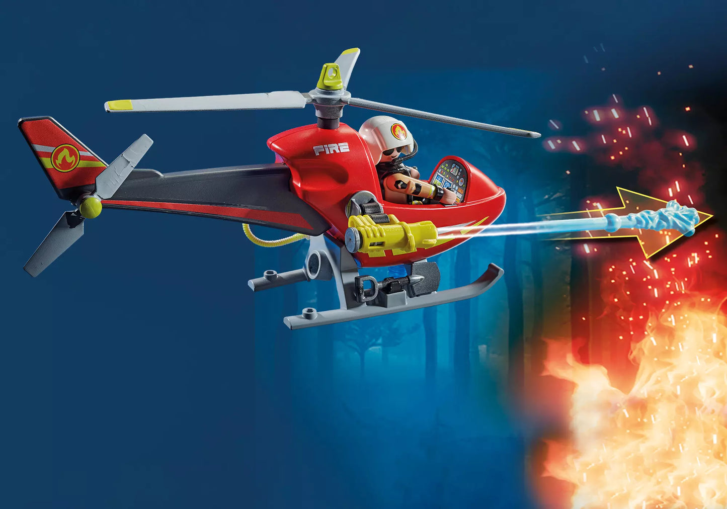 Playmobil 71195 City Action Promo Pack Feuerwehr Hubschrauber
