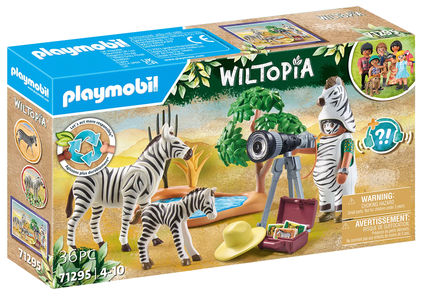 Playmobil 71295 Wiltopia Unterwegs mit der Tierfotografin