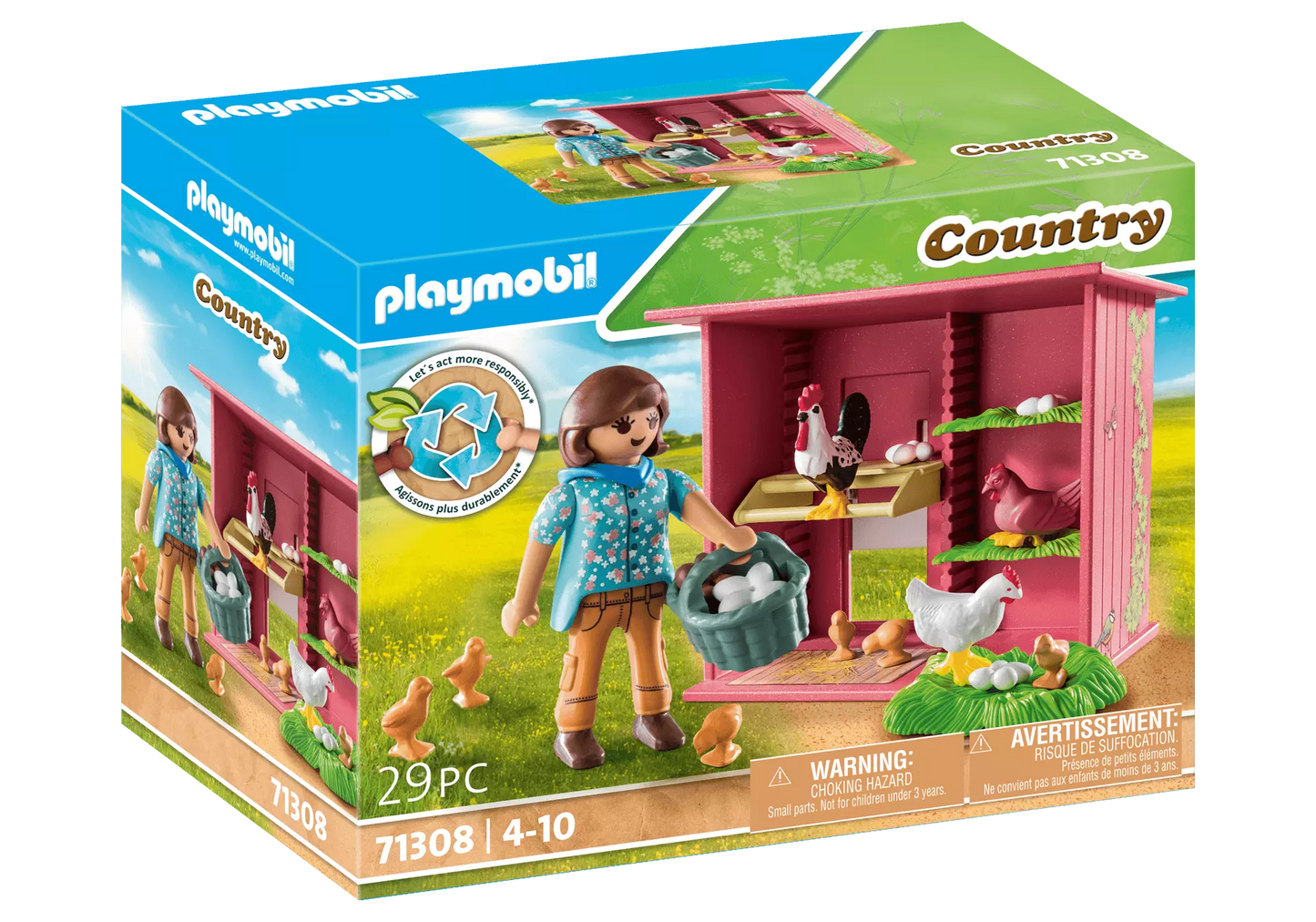 Playmobil 71308 Country Hühner mit Küken