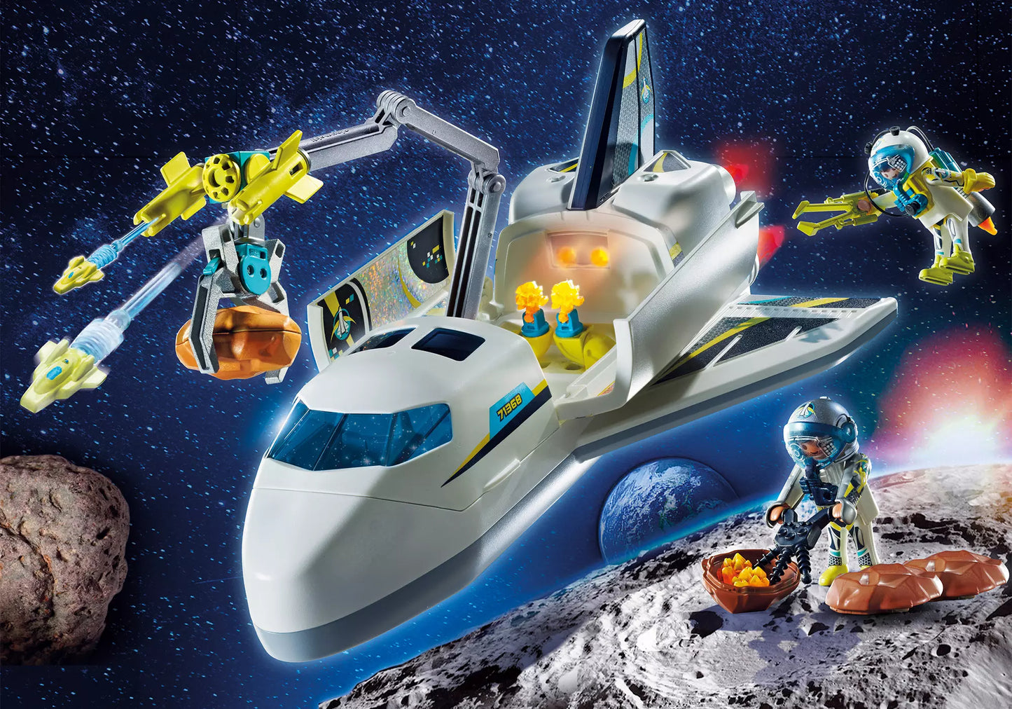 Playmobil 71368 Space Promo Pack Space Shuttle auf Mission
