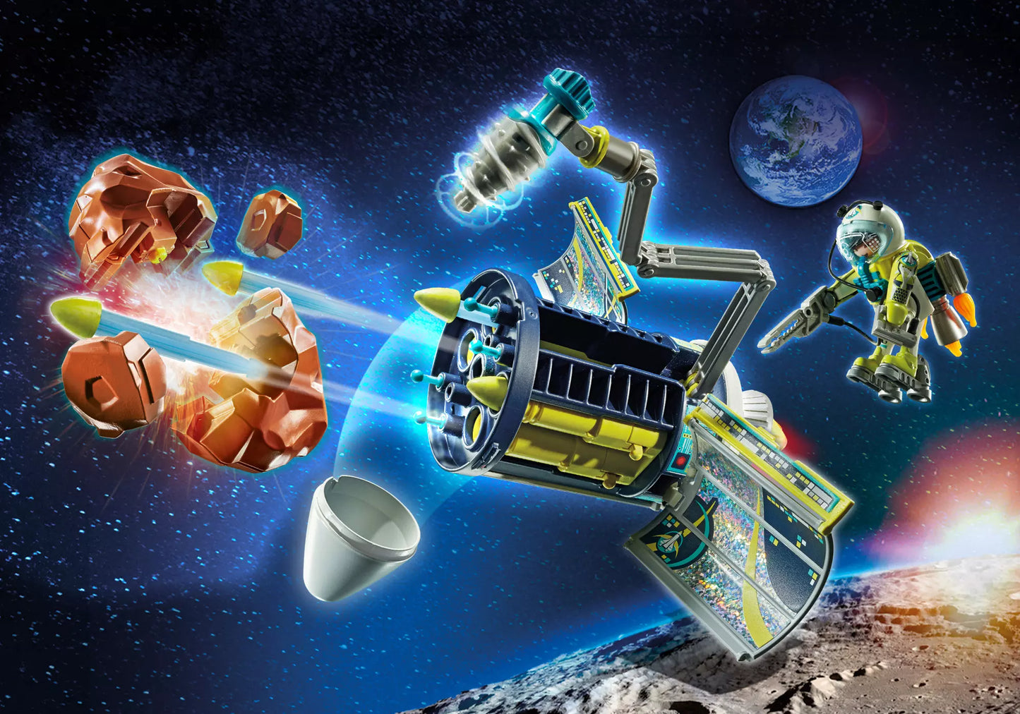 Playmobil 71369 Space Promo Pack Meteoroiden-Zerstörer