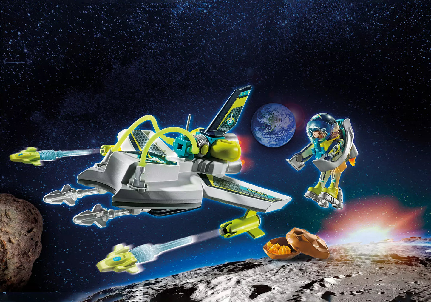Playmobil 71370 Space Hightech Promo Pack Space-Drohne