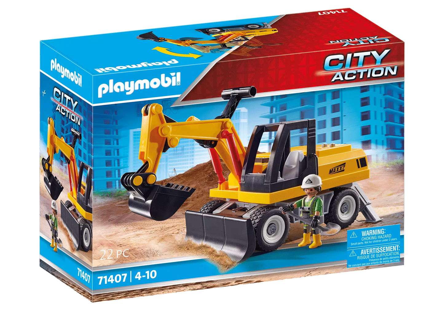 Playmobil 71407 City Action Bagger