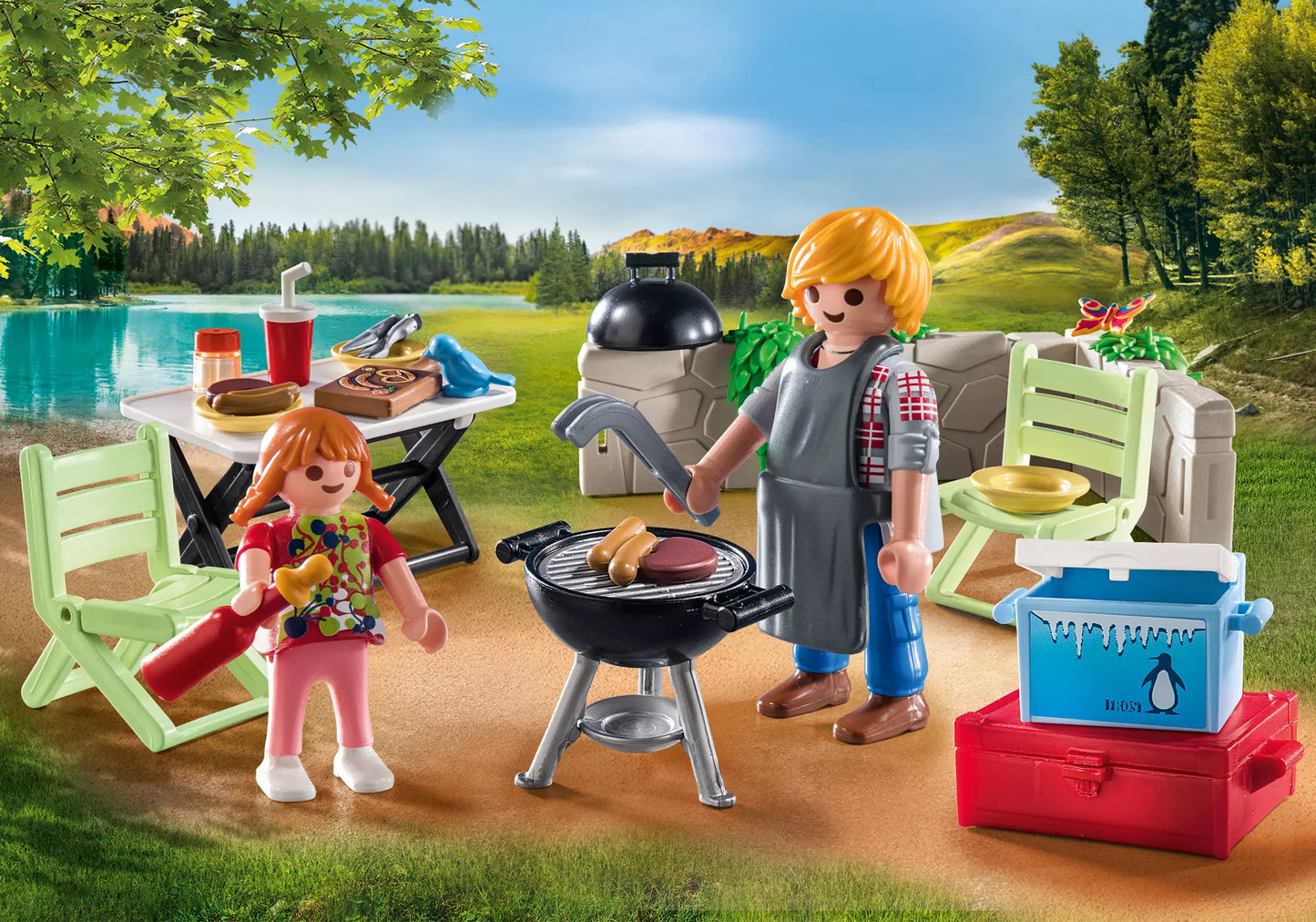Playmobil 71427 Family Fun Gemeinsames Grillen