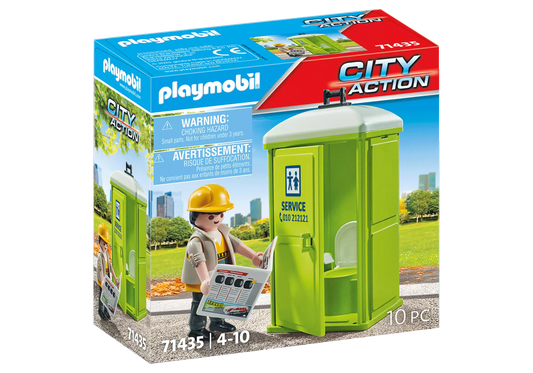 Playmobil 71435 City Action Mobile Toilette