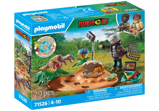 Playmobil 71526 Dinos Stegosaurus-Nest mit Eierdieb