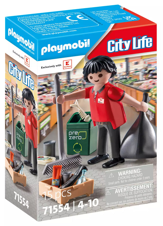 Playmobil 71554 Kaufland Müllmann