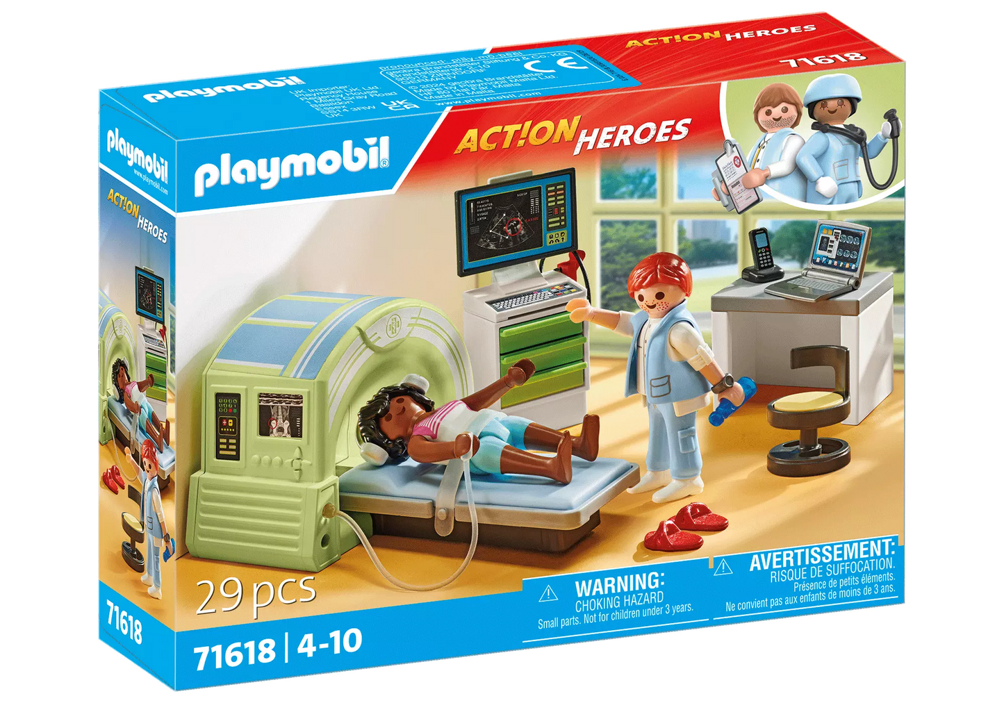 Playmobil 71618 Action Heroes MRT mit Patient