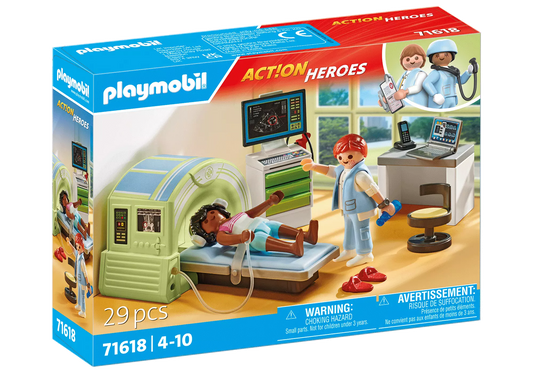 Playmobil 71618 Action Heroes MRT mit Patient