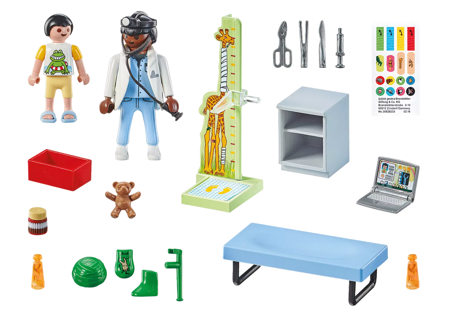 Playmobil 71619 Action Heroes Kinderarzt mit Teddybär