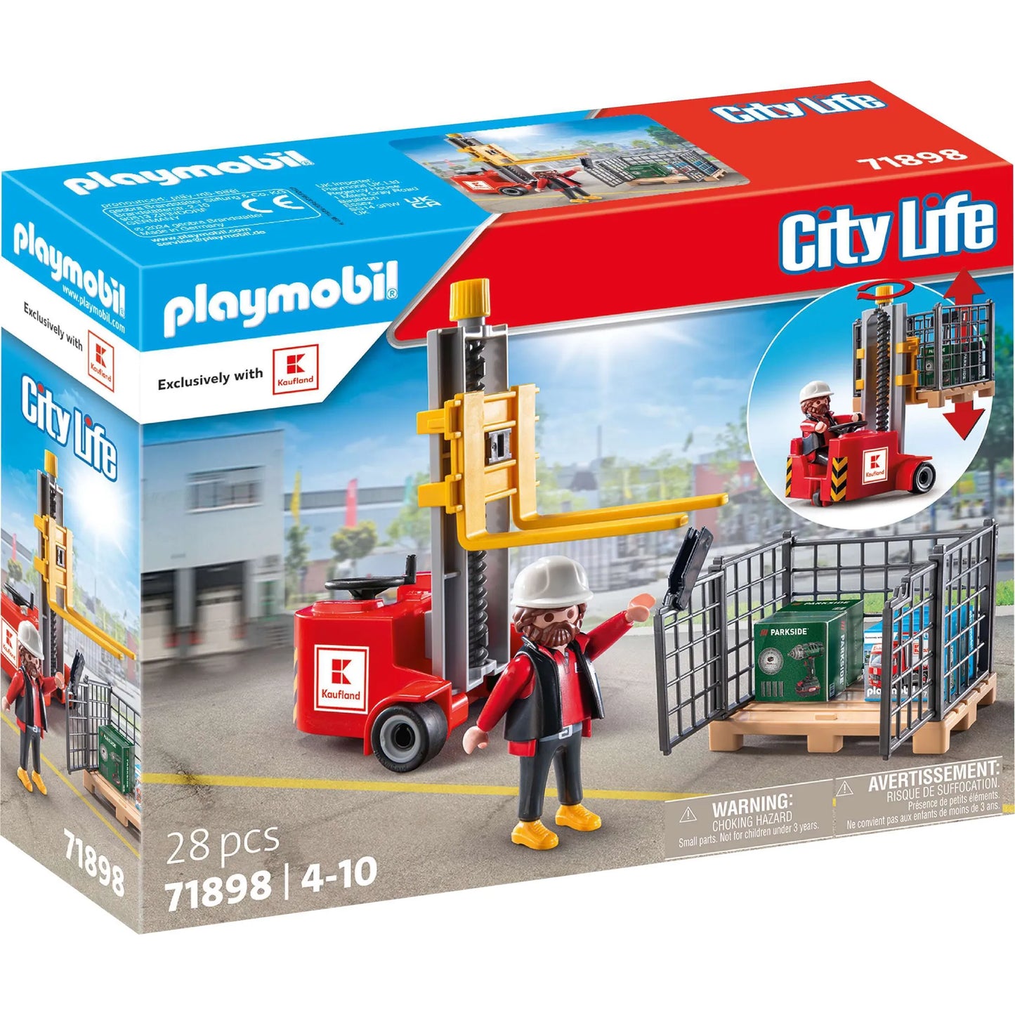 Playmobil 71898 Kaufland Gabelstapler