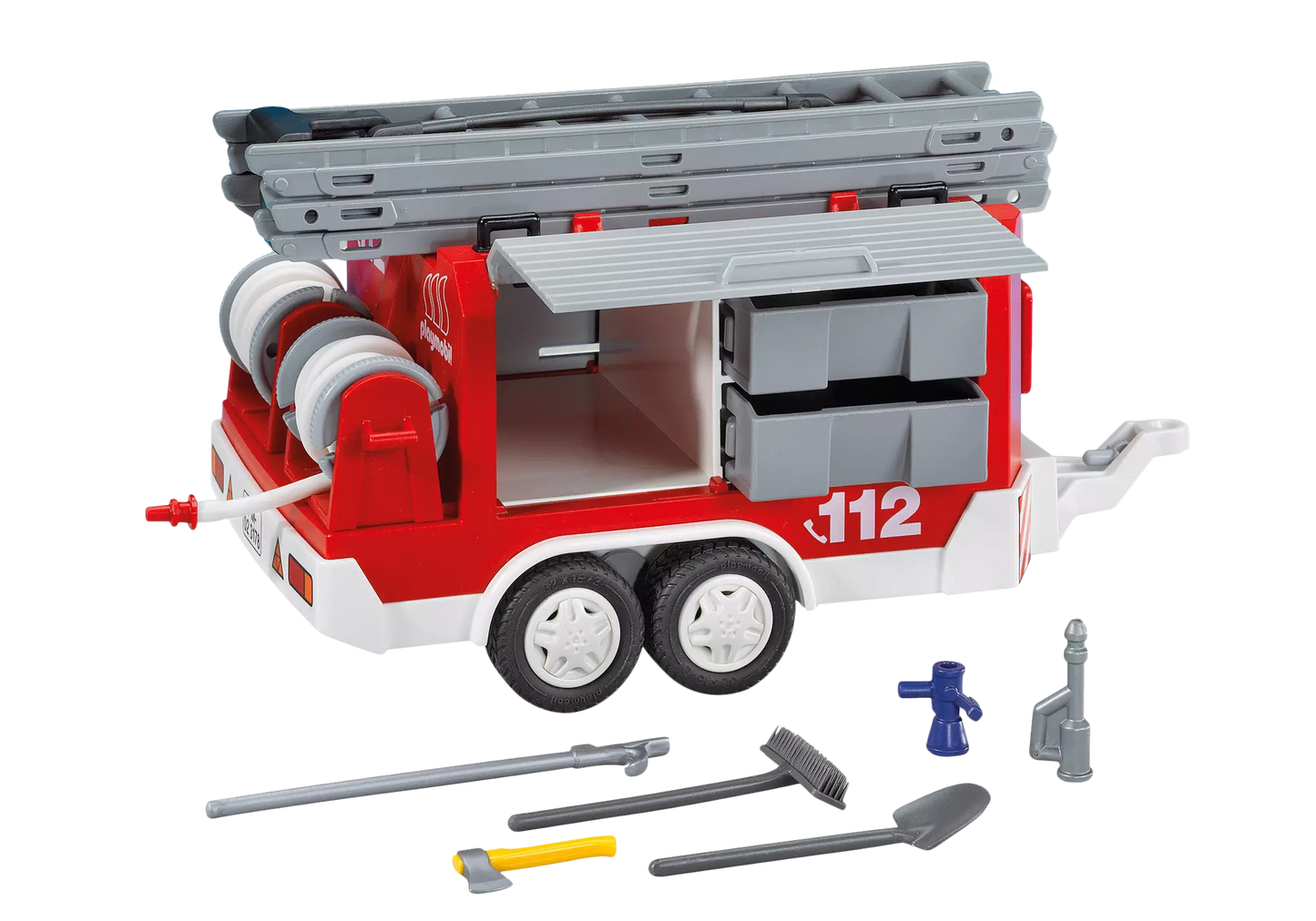 Playmobil 7485 City Action Feuerwehr-Anhänger (Folienverpackung)