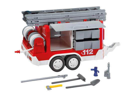 Playmobil 7485 City Action Feuerwehr-Anhänger (Folienverpackung)