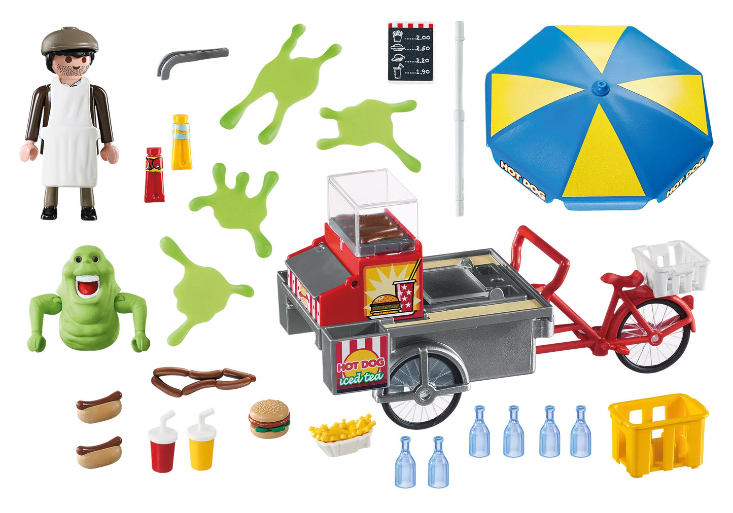 Playmobil 9222 Ghostbusters Slimer mit Hot Dog Stand