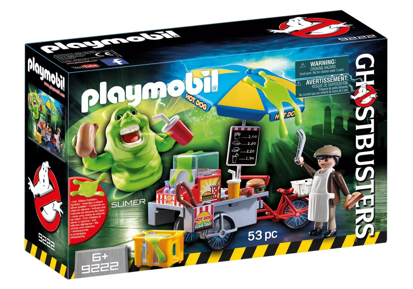 Playmobil 9222 Ghostbusters Slimer mit Hot Dog Stand