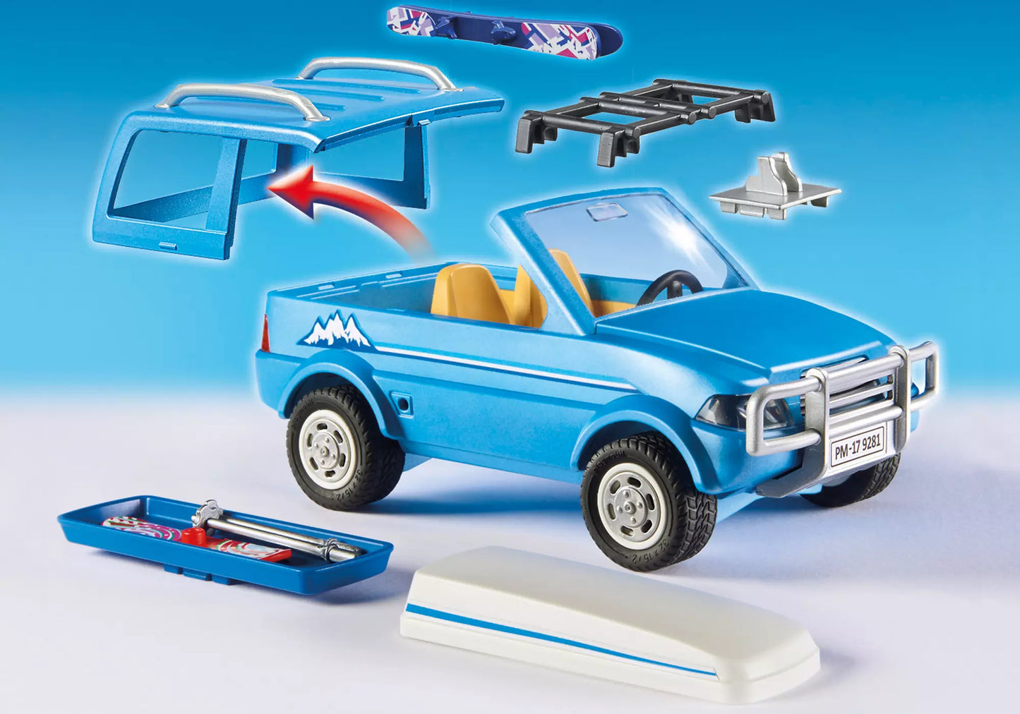 Playmobil 9281 Family Fun Auto mit Dachbox