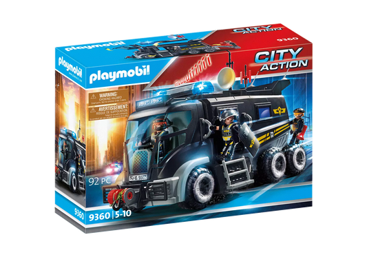 Playmobil 9360 City Action SEK-Truck mit Licht und Sound