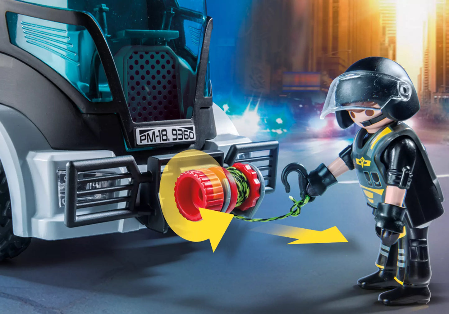 Playmobil 9360 City Action SEK-Truck mit Licht und Sound