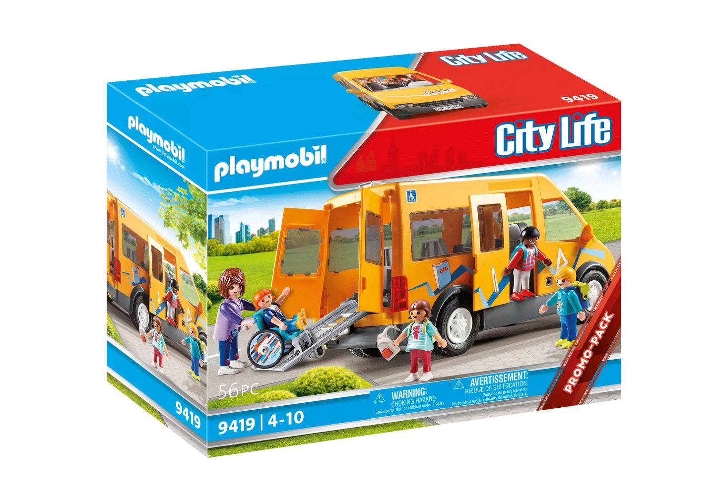 Playmobil 9419 City Life Promo Pack Schulbus