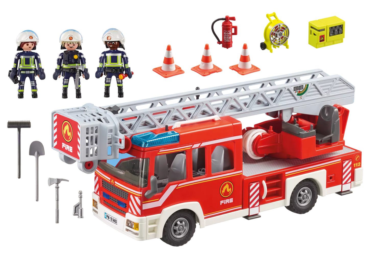 Playmobil 9463 City Action Feuerwehr-Leiterfahrzeug
