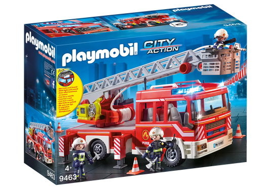 Playmobil 9463 City Action Feuerwehr-Leiterfahrzeug