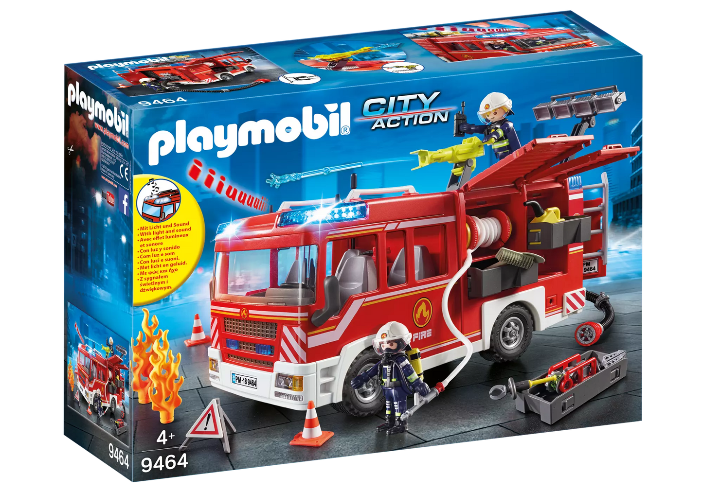 Playmobil 9464 City Action Feuerwehr-Rüstfahrzeug