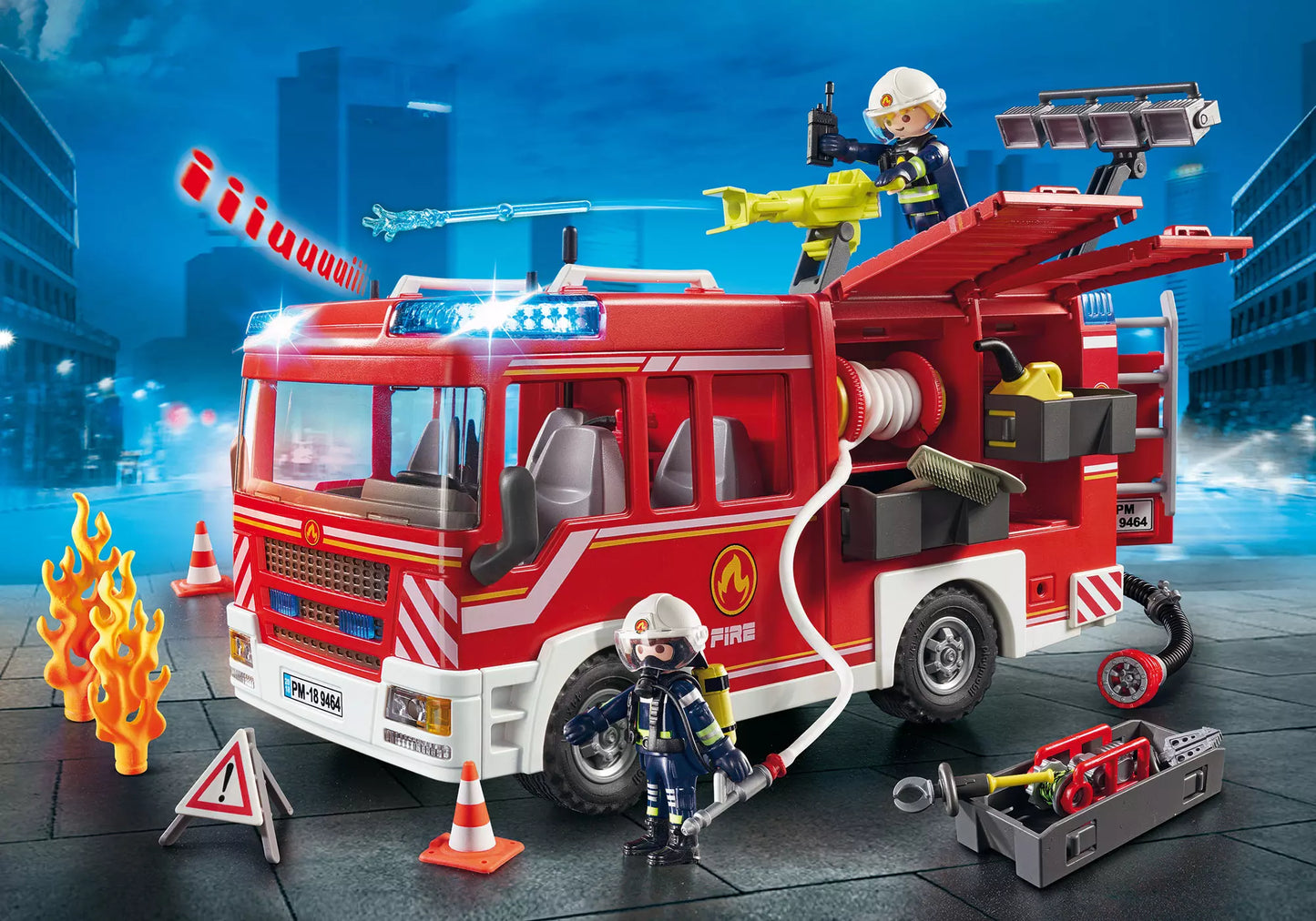 Playmobil 9464 City Action Feuerwehr-Rüstfahrzeug