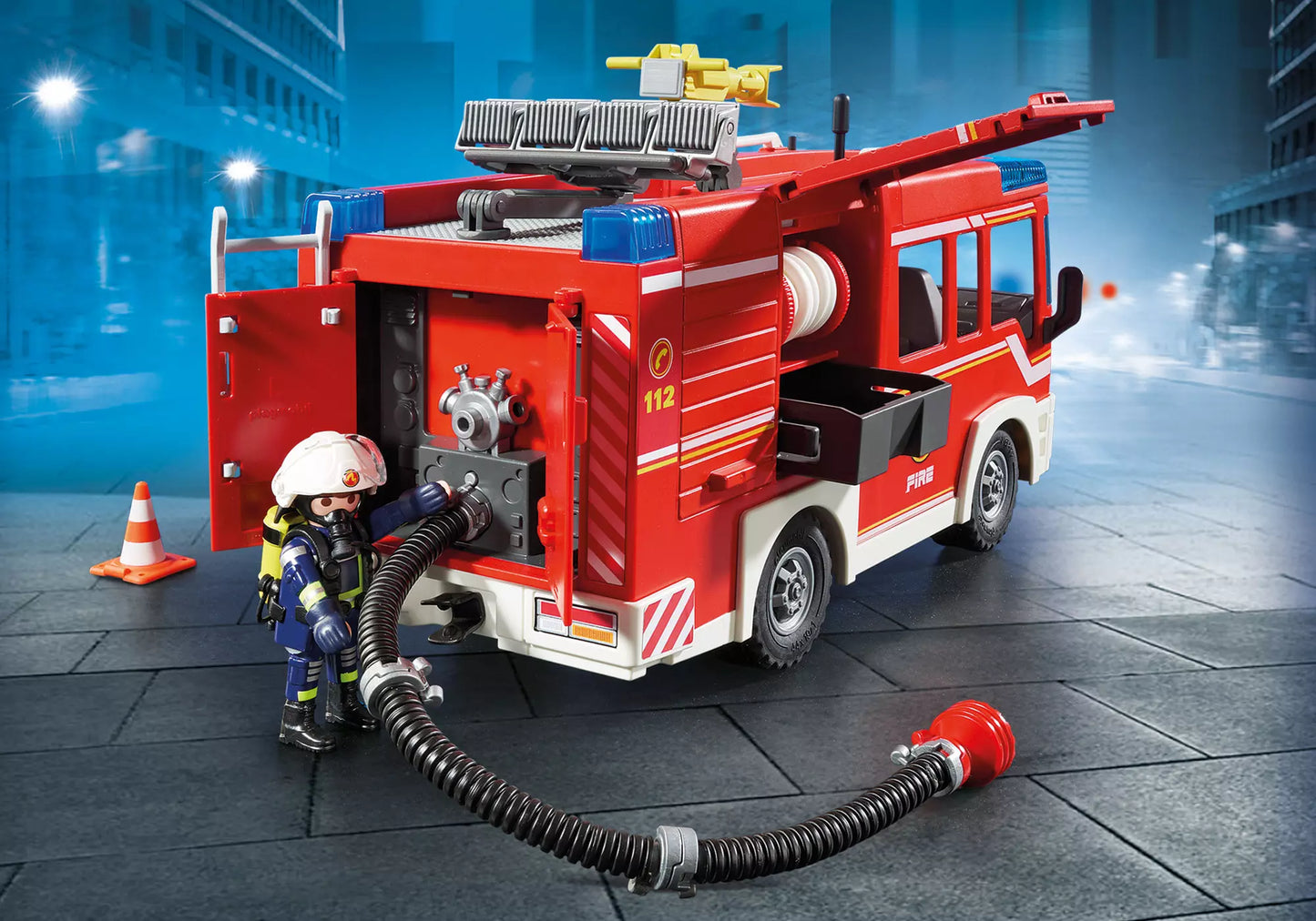 Playmobil 9464 City Action Feuerwehr-Rüstfahrzeug