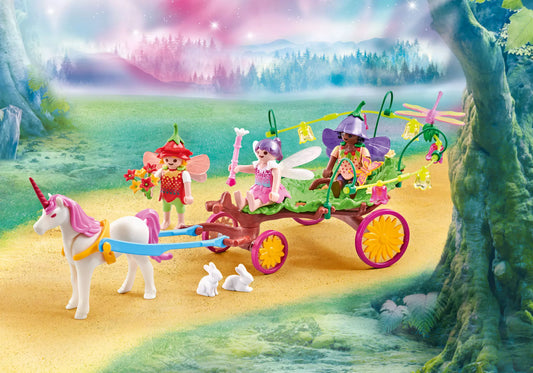 Playmobil 9823 Fairies Feenkinder mit Einhornkutsche (Folienverpackung)
