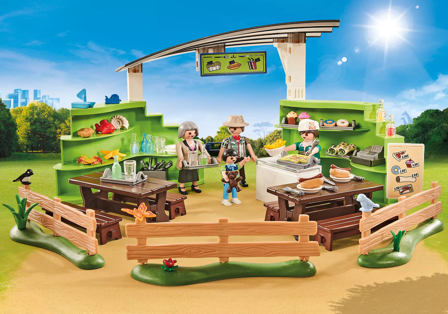Playmobil 9871 Family Fun Zoo-Restaurant mit Shop (Folienverpackung)