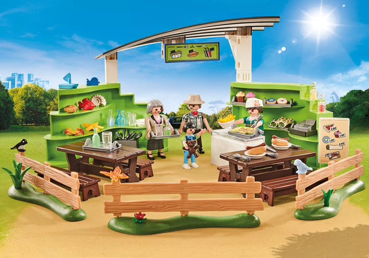 Playmobil 9871 Family Fun Zoo-Restaurant mit Shop (Folienverpackung)