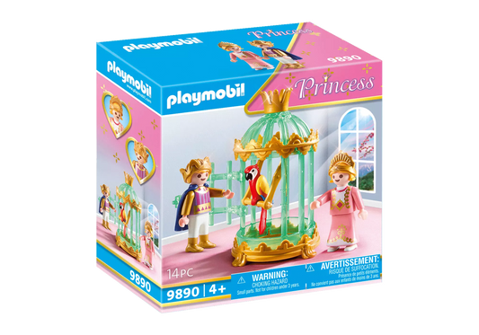 Playmobil 9890 Princess Königskinder mit Papageienkäfig